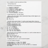 ロ学マン数字を素早く | 教育用チラシ チラシ (裏面)