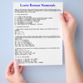 ロ学マン数字を素早く | 教育用チラシ チラシ (手)