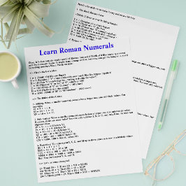 ロ学マン数字を素早く | 教育用チラシ チラシ