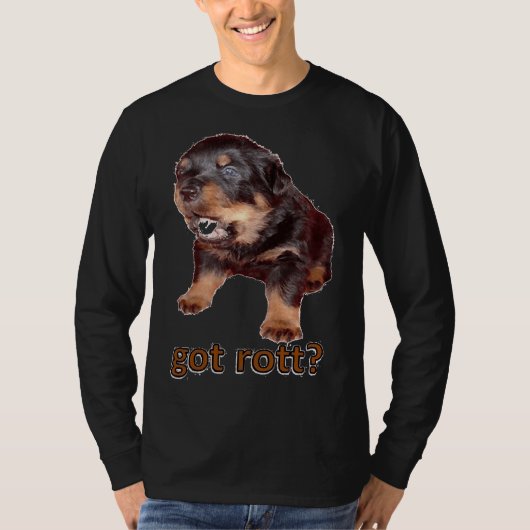 ロ得ットロットワイラー所有者 Tシャツ (正面)