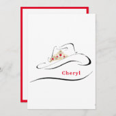 ロ恋しく思デオ夫人の名札 ノートカード (正面/裏面)