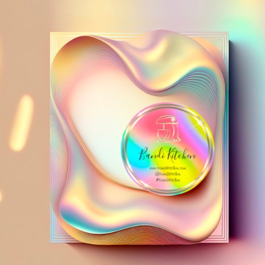 ロ感謝していゴキッチン料理シェフレインボー金ゴールド ラウンドシール