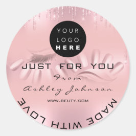 ロ感謝していゴ爪、 ネイルが点滅するバラの乾グラデーションいた ラウンドシール