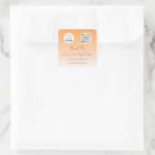 ロ感謝していゴQrコードオンラインショップOrange スクエアシール (バッグ)