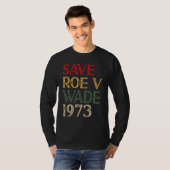 ロ救ーVウォードプロ選択抗議フェミニスト Tシャツ (正面フル)