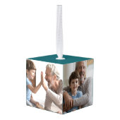 ロ最高のエバー写真 キューブオーナメント (裏面アングル)