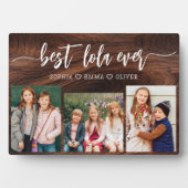 ロ最高のラ・エバー・ウッド孫フォトコラージュ フォトプラーク (正面)