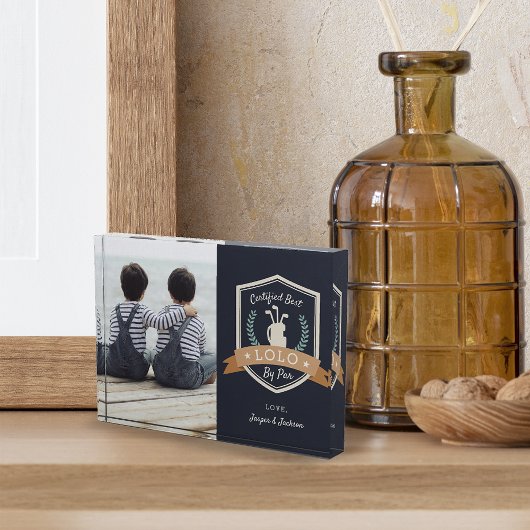 ロ最高のロバイパー |ゴルフのおじいちゃん フォトブロック