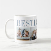 ロ最高のロ・エバー4フォトコラージュおじいちゃん コーヒーマグカップ (左)