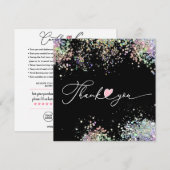 ロ気にーソクの説明 サンキューカード (正面/裏面)