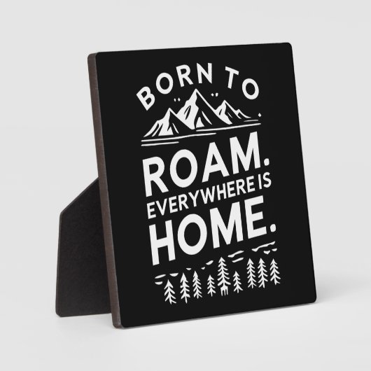 ロ生まれアム – どこでもホーム感動的 フォトプラーク (正面)