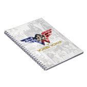 ロ疑問に思ゴコラージュの女性 ノートブック (右側)