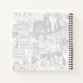 ロ疑問に思ゴコラージュの女性 ノートブック (裏面)