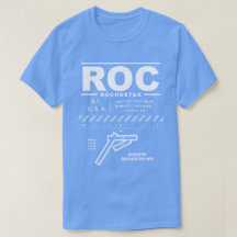 ロ素晴らしチェスタ国際的空港ROC Tシャツ