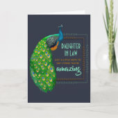 ロ素晴らしーピーコックの娘 カード (正面)