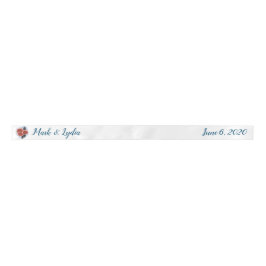 ロ結婚ゴヴィンテージバラ水彩 サテンリボン