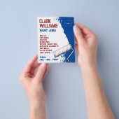 ロ絵を描ロ付きローラー チラシ (手)