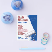 ロ絵を描ロ付きローラー チラシ (シングル)