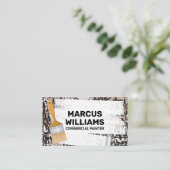 ロ絵を描ーラとブラシ | グラフィティブリック壁 名刺 (スタンド正面)