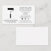 ロ絵を描ーラハウス絵を描サービスのソーシャルメディア 名刺 (正面/裏面)