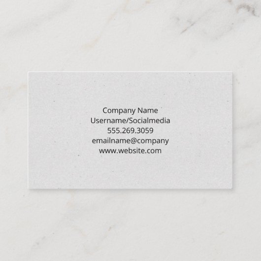 ロ絵を描ーラロゴ |住宅用ホーム名刺 名刺 (裏面)