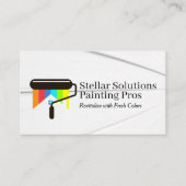 ロ絵を描ーラロゴ | 元請負人 名刺 (正面)