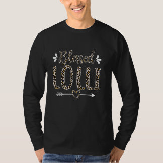 ロ賛美リおばあちゃん祖母かわいいヒョウのモト Tシャツ
