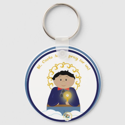 ロ。カルロ・アクチュス・メダル キーホルダー (正面)