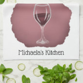 ワおもしろいインことわざ引用文がボトル キッチンタオル (折り畳み)