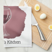 ワおもしろいインことわざ引用文がボトル キッチンタオル (四つ折り)