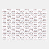 ワおもしろいパーソナライズされたイ時 ラッピングペーパーシート (正面2)