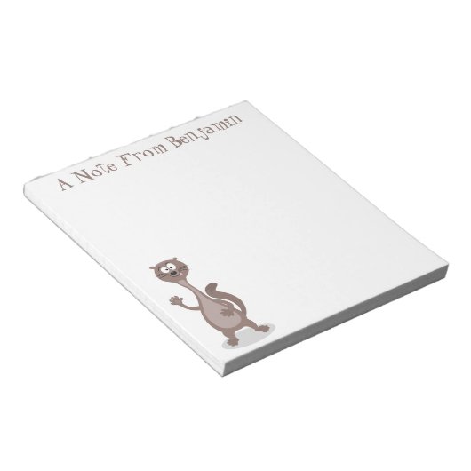 ワおもしろいーゼル漫画イラストレーションことわざhello ノートパッド (アングル)