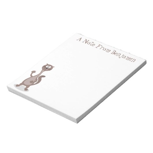 ワおもしろいーゼル漫画イラストレーションことわざhello ノートパッド (回転)