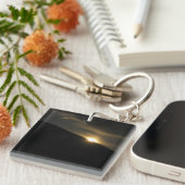 ワすごいンシントンマウンテン上空 キーホルダー (正面右)