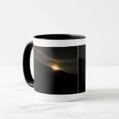 ワすごいンシントンマウンテン上空 マグカップ (正面左)