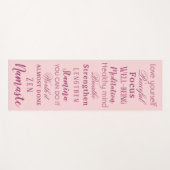 ワやる気を起こさせるーズピモダンンクヨガマット ヨガマット (正面(横))