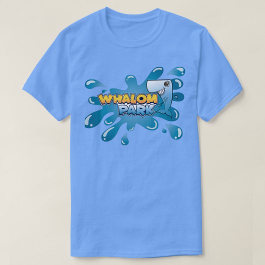 ワアロムパークおもしろいクジラ Tシャツ (デザイン正面)