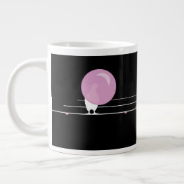 ワイおもしろいヤブラックのバブルバングル ジャンボコーヒーマグカップ