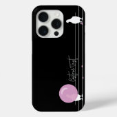 ワイおもしろいヤブラックのバブルバングル Case-Mate iPhoneケース (裏面)