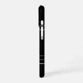 ワイおもしろいヤブラックのバブルバングル iPhone 16ケース (左側面)