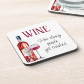 ワイおもしろいンことわざ引用文 コースター (左側)