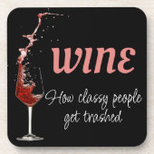 ワイおもしろいンことわざ引用文 コースター (正面)