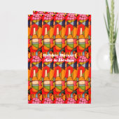 ワイおもしろいンことわざ、5" x 7"折り畳みグリーティングカード カード (裏面)