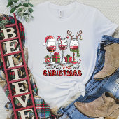 ワイおもしろいンとクリスマスウィメンズティー Tシャツ