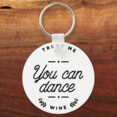 ワイおもしろいンのキーリングを踊る キーホルダー (正面)