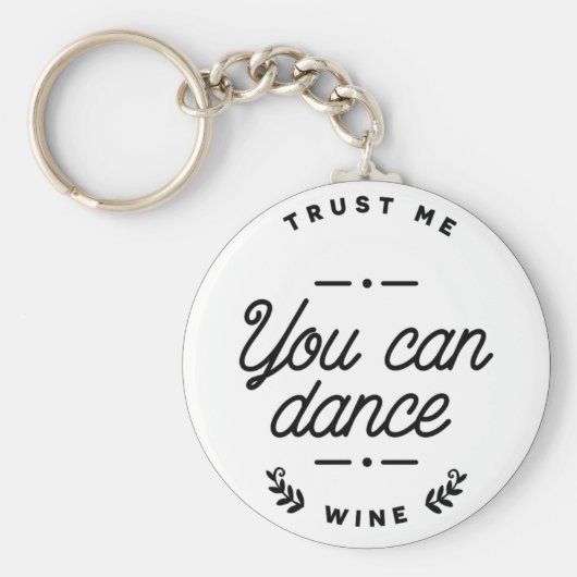 ワイおもしろいンのキーリングを踊る キーホルダー (正面)