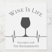 ワイおもしろいンはライフパーソナライズされたノベルティ ワインラベル (シングルラベル)