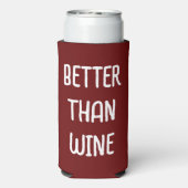 ワイおもしろいンより良い – 赤と白 –  スリム缶クーラー (Seltzer裏面)