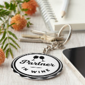 ワイおもしろいンキーリングのパートナー キーホルダー (側面)