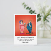 ワイおもしろいンギフト! ポストカード (スタンド正面)